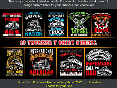 Truck t-shirt Bundle app apparel branding clothingbrand design graphic design illustration jeans truck truck tshirt typography vector