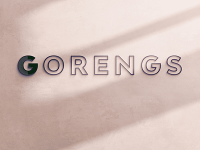 Branding Gorengs branding design graphic design logo