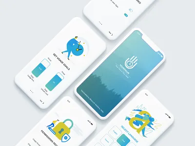 YourHour - Your Time in Your Hand addiction aesthetic basic bluetheme design designer minimalist mobile mobileaddiction modern ui uidesigner userexperience userinterface ux uxdesigner