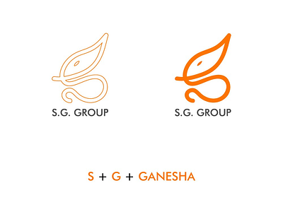 S.G. Conventions branding g ganesha ganesha logo letter logo merchandising s tshirt typo