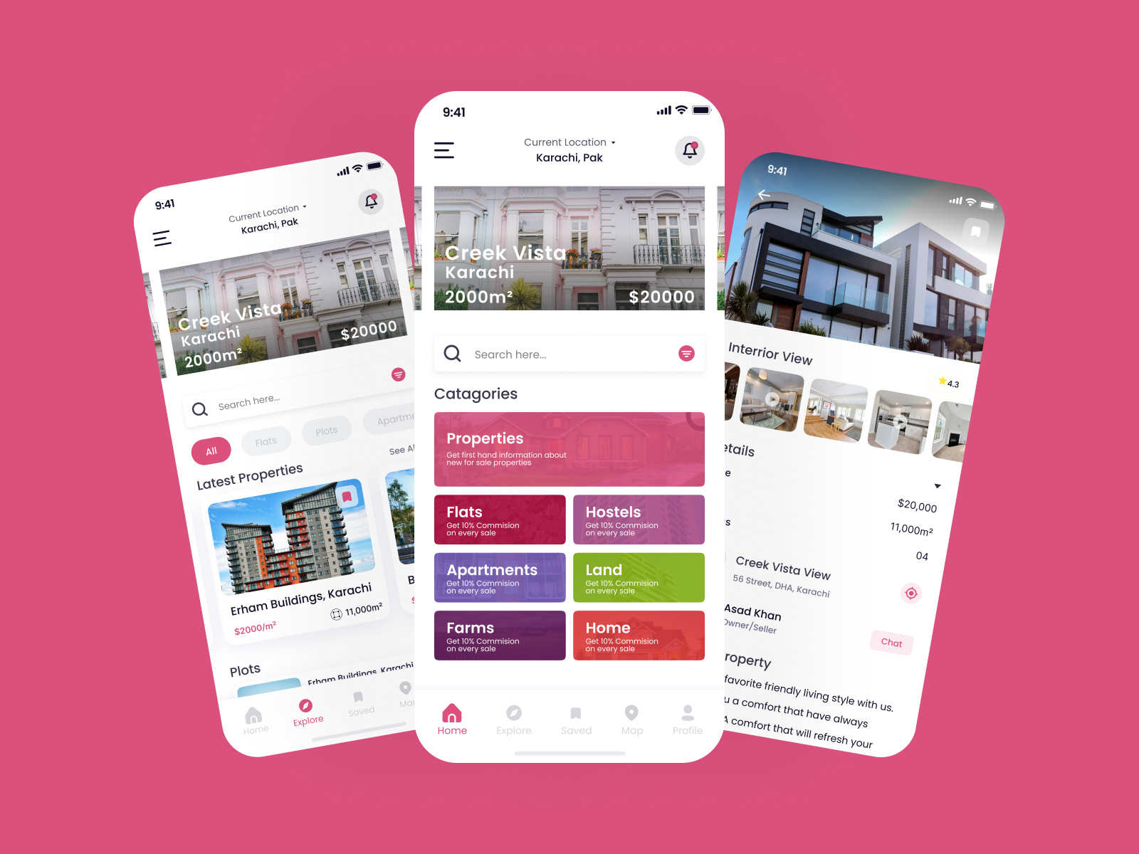 Property Selling and Buying App UI Design by Uzair Tech on Dribbble