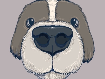 Dog Portrait illustration