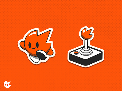 FireBob Stickers branding esports illustration logo stickers vector video games