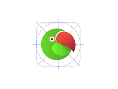 Parrot design logo ui
