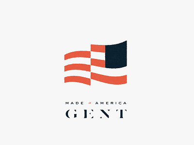 Made in America america flag gent logo made in america serif usa