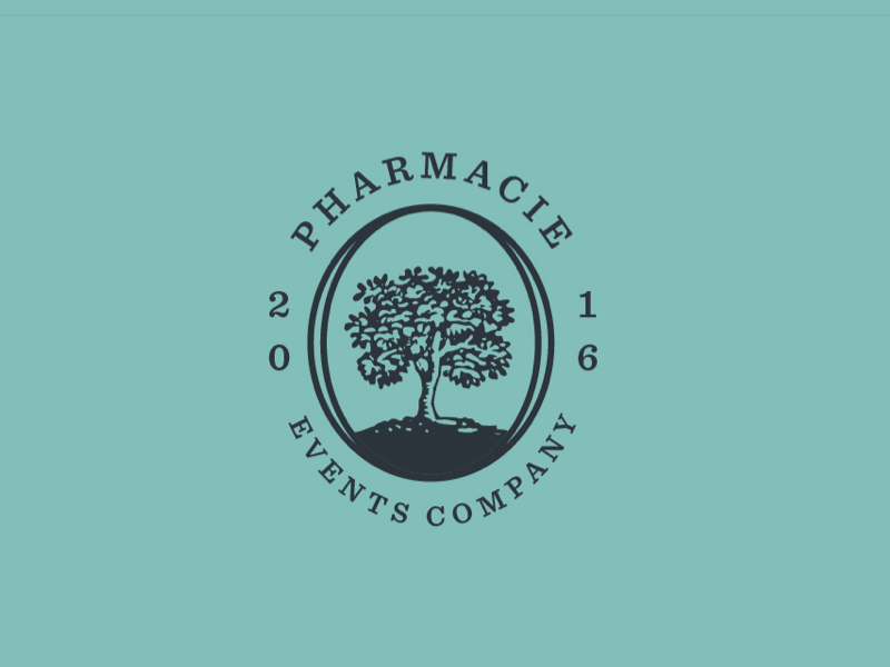 pharmacie tree logo design