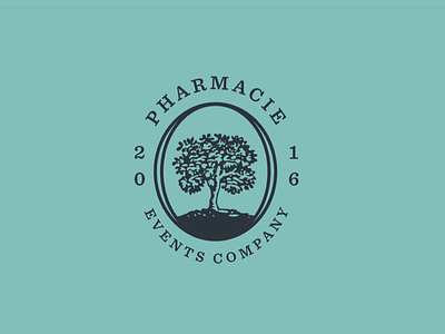 Pharmacie Events Logo Explorations crest logo pharmacie pharmacy seal tree
