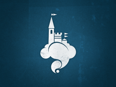 castle in the clouds castle cloud entertainment fantasy floating giant logo waking giants