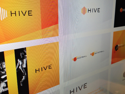 Hive Brand Boards bee communications hive logo network sharing video