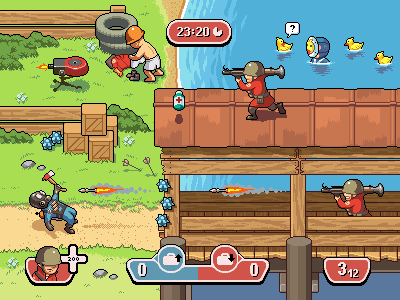 2015: The Year of Pixel Dailies  Pixel art games, Team fortress 2, Team  fortress