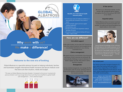 Global Albatross Marketing flyer design