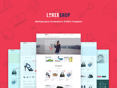 LorexShop ecommerce fashion minimal shop shopping store