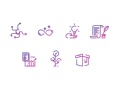 Company Icons asset bank credit data design icon line money purple wrapping