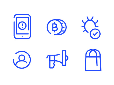 Data Icons alert analytics bitcoin bug data icon login megaphone outline shop stroke user