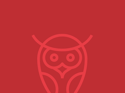 Logo Proposal 1 brand corporate identity italy light logo night outline owl red shape