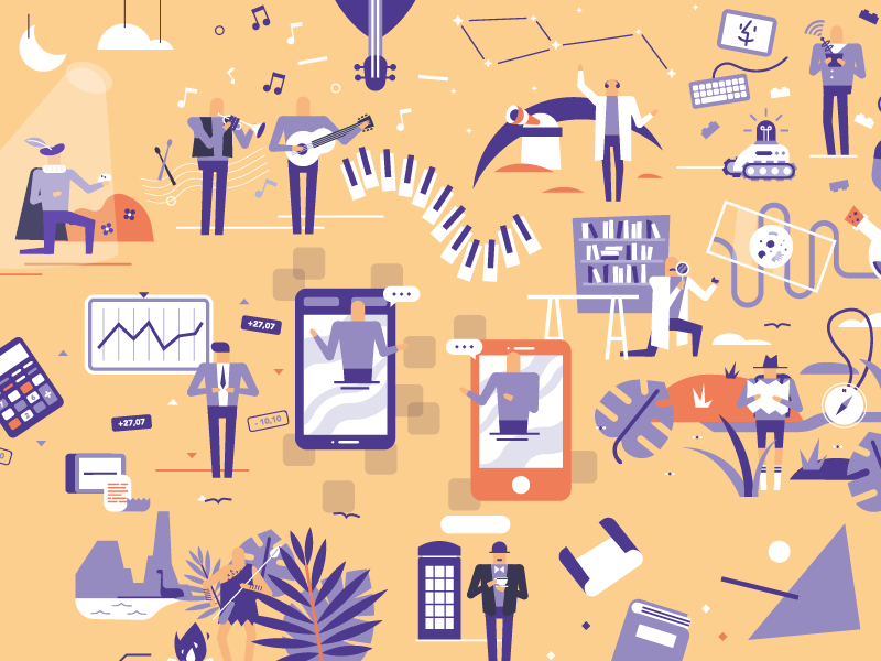 Cover illustration by Francesco Lucchiari on Dribbble