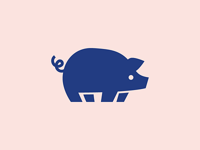 Pig icon animal brand farm icon icon design inspiration logo pig pink