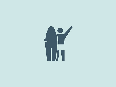Shall we go surfing? character design flat icon icon design interface man noun pictogram surf ui