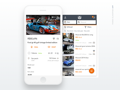 Classified Ads app android app categories design flat iphone minimal shot ui ux