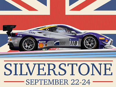 EMS Race Team Silverstone Graphic