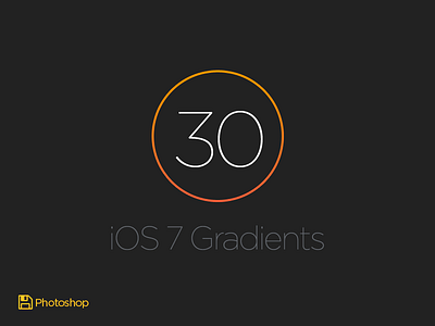 30 iOS 7 Gradients