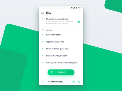 Shop From Local Store (English Version) android app application design dunzo interaction interface ios shopping list sketch ui ui design ux ux design