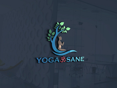 YOGA LOGO DESIGN .