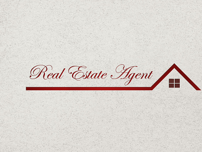 Real Estate Agent Logo Design .