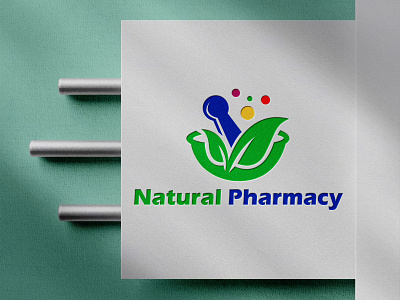 Creative Natural Pharmacy ⚕ Logo Design . branding graphic design logo logo design motion graphics