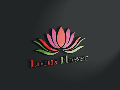 Creative Lotus Flower Logo Design . 3d animation branding graphic design logo logo design motion graphics