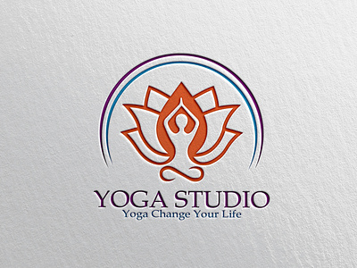 Creative Yoga Logo Design .