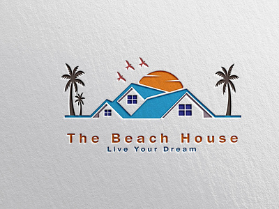 The Beach House 🏡 Logo Design ✓