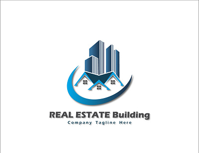 Real Estate Building 🏢 Logo Design ✓ 3d animation branding graphic design logo logo design motion graphics real estate ui