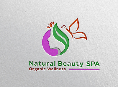 Natural Beauty SPA Logo Design ✓ 3d animation branding graphic design logo logo design motion graphics spa logo ui