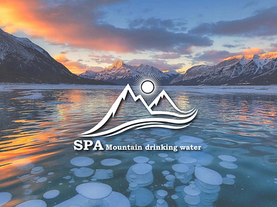 SPA Mountain Drinking Water ⨠ 3d animation branding graphic design logo logo design motion graphics mountain logo ui