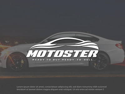 MotoSter Logo Design 💥💥 3d animation brand identity branding car logo graphic design logo logo design motion graphics ui yoga logo