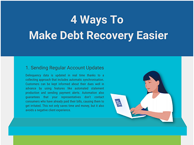 4 Ways to Make Debt Recovery Easier - An Infographic debt collection company debt collection services