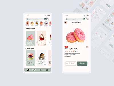 Mobile App - Online Cake Shop