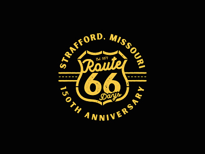 Route 66 Days branding design graphic logo typography