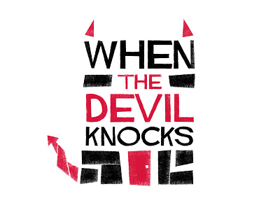 When The Devil Knocks black church red sermon series