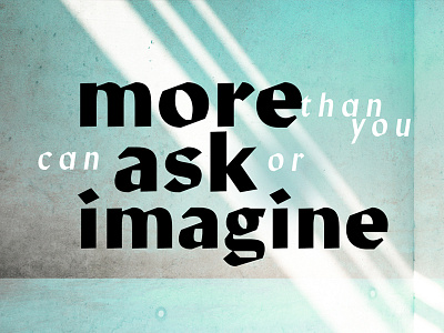 Ask or Imagine Version 3 ask or imagine blue sermon series typography