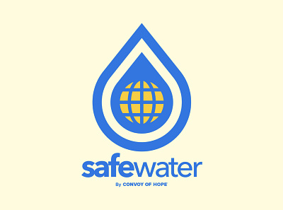 SafeWater branding design graphic logo safe water