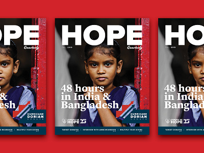 Hope Quarterly Issue 16 branding graphic logo magazine typography