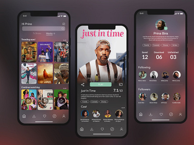 Netyetu for movies app design graphic design illustration ui uiux ux