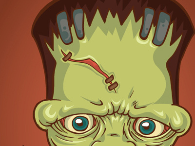 Frankenstein frankenstein illustration monster movie poster