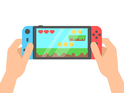 What's your favorite game console game gamepad hand play switch