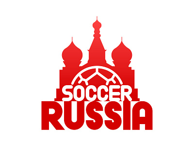 Logo soccer cup Russia ball cathedral church cup football logo moscow red russia soccer temple