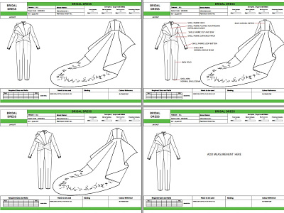 I will creat clothing technical flats sketch and tech packs