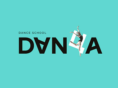 Danya - Dance School brand identity dance school graphic design illustration logo