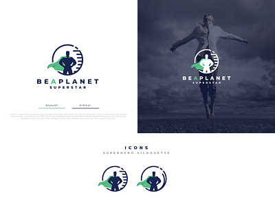 Planet Superstar Logo brand identity branding graphic design logo